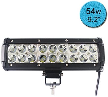 54W CREE Chip LED Bar Combo Beam Curved Work Light for Offroad Tuck Trailer Auto Boat Led Work Light Bar Spot Flood Combo Off Road Fog Driving Bumper