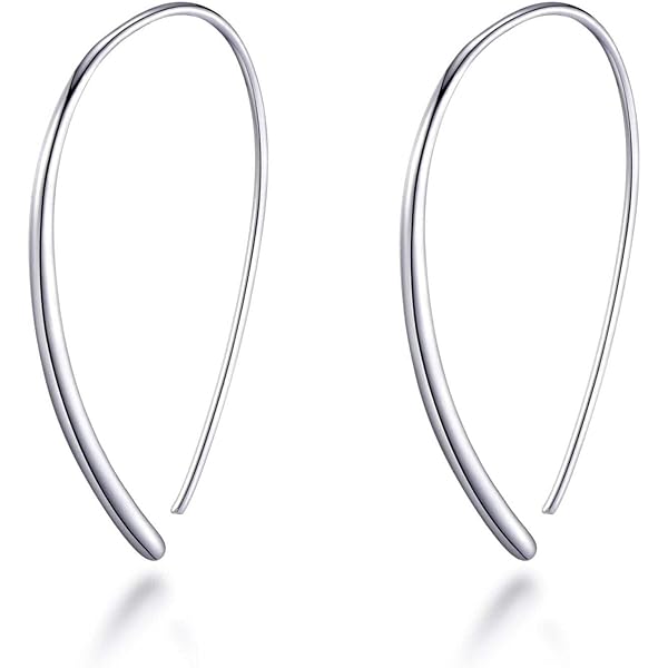 Perlen Ohrringe 3 Paar Ohrringe Mit Süßwasserperlen – 7-8 Mm, Weiß/rosa/lila, 925 Silber Haken Akoya Perlen Ohrringe