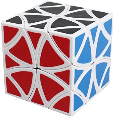 Dodolive Curvy Cube Magic Speed Cube Eco-friendly Plastics Anti-POP Structure Puzzle Cube,White