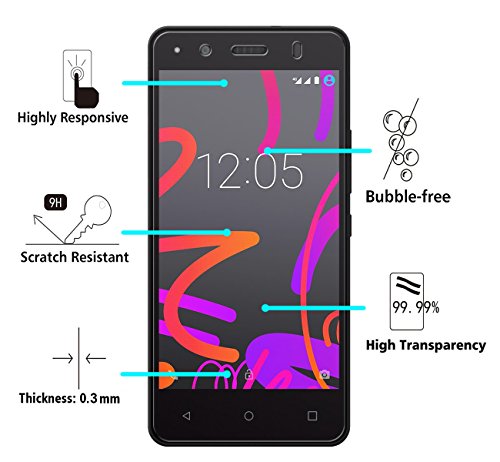  2 Pack  BQ Aquaris A4 5   M4 5 Protector de Pantalla  iVoler Protector de Pantalla de Vidrio Templado Cristal Protector para BQ Aquaris A4 5   M4 5 -Dureza de Grado 9H  Espesor 0 30 mm  2 5D Round Edge- Ultra-trasparente   Anti-golpe   Ajuste Perfecto   No hay Burbujas - Garant  a Incondicional de 18 Meses