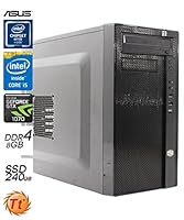 SNOGARD Gaming PC Intel® Core i5-6500 4x 3200MHz • 8GB nVidia GeForce GTX1070 • 16GB DDR4-RAM • 240GB SSD • DVD±RW • Advanced-Gaming / Multimedia • Gamer PC • Gaming Computer • Desktop PC • Gamer Rechner