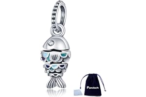 Pandach Charme Argent Sterling 925 Femmes Perles Charm avec 5A Zircone Compatible pour Pandora & Européen Bracelets