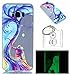 Produktbild Hülle Leuchtende Galaxy S8 (5,8 zoll) Silikon Etui Handy Hülle Weiche Transparente Luminous TPU Back Case Tasche Schale Leuchten In Der Nacht Für Galaxy S8 (5,8 zoll) + Schlüsselanhänger (P) (9)