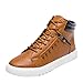 Produktbild Herren Sneakers Btruely Outdoor Schuhe Männer Freizeitschuhe Winter Plattenschuhe Wanderschuhe Anti-Skidding Schuhe High Top Schuhe (43, Gelb)