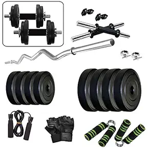 Aurion Combo Pack Home Gym and Fitness Kit (8 KG -30 KG)