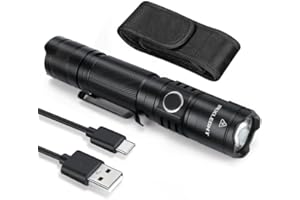 MXLEGNT Torcia Tattica Portatile - Torcia Tattica Super Luminosa 2000 Lumen SST40 LED 5 Modalità di Luce IPX7 Impermeabile Torce Potenti con Batteria Ricaricabile 4800mAh 21700 per Campeggio Viaggio Emergenza