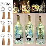 ✨【Umweltfreundlich】: Die Flaschenkorken-Lichter sind aus qualitativ hochwertigem Material hergestellt, flexible und leicht zu handhaben, die LED Lichter haben hohe Helligkeit, geringe Strahlung, geringe Wärmeabgabe und verursachen keine Umweltverschmutzung. Als Geschenk sind die Lichter populär für Ihre Kinder, Freunde und Familienmitglieder.