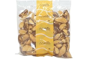 Meditts - Nueces de Brasil 400g | Enteras y Naturales | Sin Sal ni Aditivos | Sin Gluten | 100% Fruto Seco Natural | Alto en Selenio, Fibra y Grasas Saludables | Snack Nutritivo