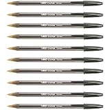Bic 1.6mm Large Black Bold Ink Pen - 10 Pens