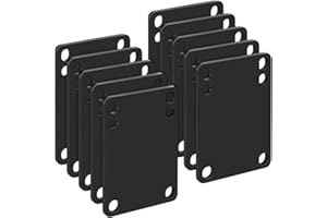 Hopbucan 10 Pezzi 3 mm Riser Shock Pads Longboard Rise Pads Shock Pad Soft Longboard Shock Pad
