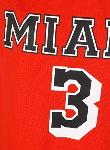 UrbanAllStars Mens Miami Basketball Jersey Retro Sports Summer Gym Vest Top
