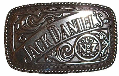 Preisvergleich Produktbild JACK DANIEL'S RODEO Offiziell Lizenzierte Gürtelschnalle + Präsentierständer