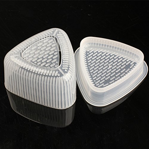 Tenflyer® 2 Pair Triangle Sushi Mold Rice Ball Maker Sushi-Reis-Kuchenpresseform Maker - 4