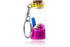 MaNeaz Rosa Geschenk Liebe Geschenk Für Partnerin Liebesgeschenke Für Frauen Jahrestag Und Erwachsene Als Hochzeitstag Romantisches Für Frau Und Mann Schwimmende Wunschflasche Mit Schlüsselanhänger