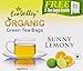 Eco Valley Organic Green Tea, Sunny Lemony, 25 Tea Bags (FREE 5 Tea Bags Inside) RS.108.00