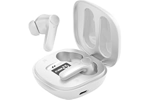 CUIFATI Słuchawki Douszne z Tłumaczem Języka TWS B11, Zestaw Słuchawkowy z redukcją Szumów BT5.0 TWS z Wyświetlaczem Cyfrowym, Obsługa 74 Języków i 70 Akcentów, Inteligentne Urządzenie