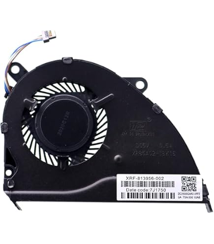 DBTLAP Discrete Graphics Card Ventola Raffreddamento Compatible per HP Pavilion 14-CE 14-ce1004tx/1005tx/1006tx TPN-Q207 14-CE0010CA 14-CE1058WM Series L26368-001 L26367-001 NS85B00-17K16 Ventola