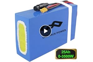 UNIT PACK POWER 72V 25Ah Lithium Accu für 3000W 2500W 2000W 1600W 1500W 1000W 750W Dreirad-Rollstuhl-Handcycle
