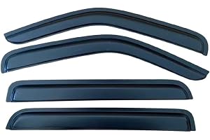 Bilruteskydd För DODGE För NITRO 2007-2011 | 4PCS Fönstervisir Optimerar luftcirkulationen Vindavvisare Bil