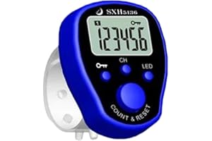 rongweiwang Stich Marker Reihenzähler LCD elektronische Zähler digital Reihe Digitale Tally Zähler Nähen Stricken Weave Werkzeug