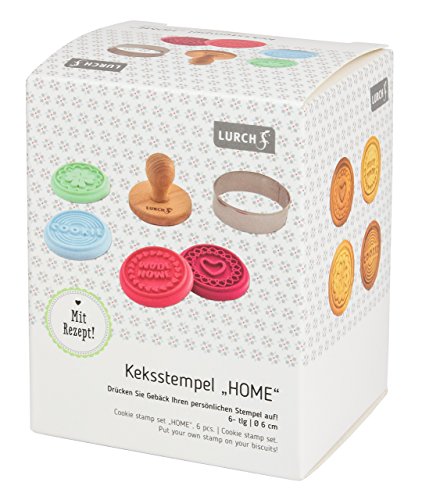 Lurch 10524 Keksstempel Set Homemade Cookies 6-teilig, Kunststoff, mehrfarbig, 6 x 6 x 6 cm - 5