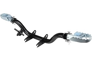 CITOMERX Fußraste Fußrastenträger klappbar Cross schwarz kompatibel mit Simson S50 S51 S53 S70