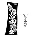 MEHNDI TATTOO STENCILS TEMPLATES Henna Designs - single use Y038 - suitable for Indian Henna Tattoo Glitter Tattoo and Airbrush Tattoo