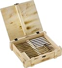 Zwilling 07150-359-0 Steak Besteckset in rustikaler Holzbox, Edelstahl, 12-teilig – Bild 2