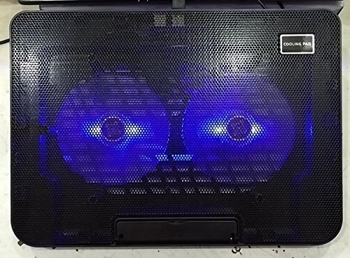Rts™ New Dual Fan Cooling Pad with Dual LED, Fan Control Switch, USB 2.0 Hub, Multi Angle Stand, Suitable for upto 15.6 inch Laptops - Colour May Vary - 2 Year Warranty With Rts (Radhey Techno Services) RS.899 (70.00% Off) - Amazon