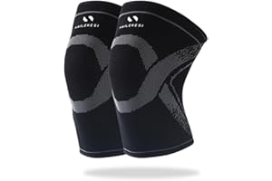 WHYCNJL 1 Paar Kinder Knieschützer Strapazierfähige Gelenk Kniebandage Kompressions Beinmanschetten Bequeme Atmungsaktive Kniebandagen für 10-13 Jahre alt Mädchen Jungen Basketball Sport