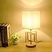Produktbild SHDT Moderne einfache einzigartige Design Holz Tischlampe mit runden Stoff Lampenschirm Flexi Schreibtisch Lampe Eye-friendly Leselampe