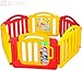 LCP Kids 6 sided Baby Playpen with Door & Playboard - EN71 certified - 2014 Edition