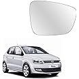 Auto Spare World Right Side Mirror Glass Compatible With Volkswagen Polo 2009-2018 Set of 1 Pcs.