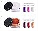 Lover Bar Mirror Nail Glitter Powder Set-Metallic Magic Effect Cosmetics Makeup Tools Kit-2-3g Shinning Additive Pigment Tip Decoration Art Nails Chrome Dust for UV Gel Polish+Applicator Sponge Stick (Pack of 12)