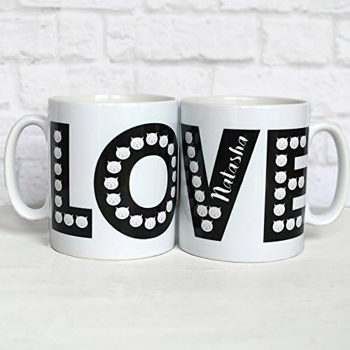 Personalised Frida Cats Love Mug
