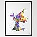 Produktbild dignovel Studios Magic Mickey Mouse Aquarell Illustration Art Print Kinderzimmer Decor Kids Art Print Hochzeit Geschenk Geburtstag Geschenk Kinder Raum Aquarell Drucken n337-unframed
