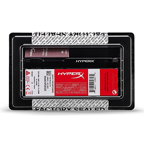 HyperX Fury - Memoria RAM de 32 GB (DDR4, Kit 4 x 8 GB, 2400 MHz, CL15, DIMM XMP, HX424C15FB2K4/32) Color Negro - HyperX