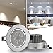 Produktbild 4 x 5w led Deckenspot,Anten Kaltweiß 300 Lumen Schwenkbar Einbaustrahler,AC200-240V