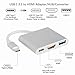 Produktbild Veetop® USB C hdmi Adapter, USB type C auf hdmi adapter, 3 in 1 (HDMI/USB3.0/PD) Multiport zur Spiegelung von Audio und Video mit 4k super Hochauflösung auf smart tv, Projektoren und Monitoren