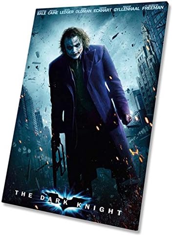 Dark Knight Batman Movie Poster CANVAS WALL ART Framed Print 20 x 30 inch