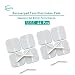 Produktbild RecoverPad 44 Stück 40x40mm Professionell TENS Elektrode Pads,Dritte Generation Japanisches Gel Latexfrei wiederverwendbar Elektrode(CE/FDA Genehmigt),Verbessert Selbstklebend,Hautfreundlich (MEHRWEG)