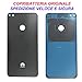 Produktbild Schale Akkudeckel Back Cover Akkudeckel Rückseite Original Huawei P8 Lite 2017 schwarz black mit Aufkleber Doppelseitiges pra-lx1 LX3 LA1