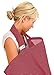 Price comparison product image BebeChic.UK * Top Quality Oeko-Tex® Certified 100% Cotton * Breastfeeding Covers * Boned Nursing Tops - with Storage Bag - red wine / white dot