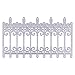Produktbild Demiawaking 1Pcs Schön Zaun Tür Design Form Stanzschablonen Metall Schneiden Schablonen für DIY Scrapbooking Album, Schneiden Schablonen Papier Karten Sammelalbum Dekor (14)