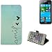 Produktbild Für Samsung Ativ S 360° Wallet Case Schutz Hülle ''smile'' Smarpthone Flip cover Flipstyle Tasche für Samsung Ativ S - K-S-Trade (TM)