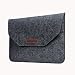 Produktbild Liamoo MacBook Air / Pro 13 - 13,3 Zoll Tasche aus Filz, Apple MacBook Retina Laptop Schutzhülle Sleeve Hülle in schwarz
