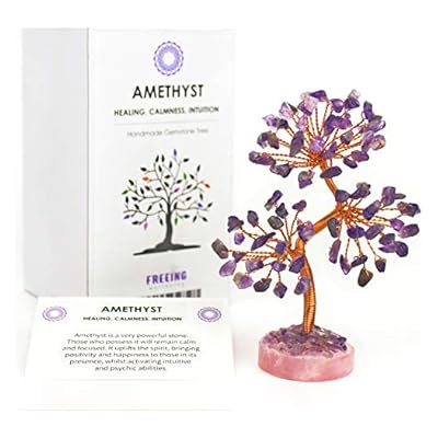 Crystal Tree Healing New Age Reiki Chakra Feng Shui Gemstone Amethyst 10cm