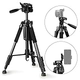 ESDDI 140cm Leichtes Dreibein Stativ, Tragbares Kamera...