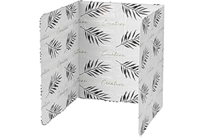 CARPANGO Paraspruzzi d'olio, in alluminio, pieghevole, frangivento, paraspruzzi per stufe domestiche, cucina, friggere, colore: bianco