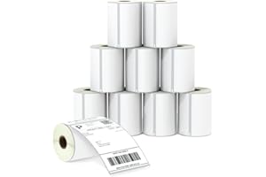 BETCKEY - 10 Rolek S0904980 Etykiety Kompatybilne z DYMO, 104 x 159mm, 2200 Etykiety Samoprzylepne Używane do Drukarka etykiet DYMO 4XL LabelWriter